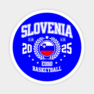 Slovenia 2025 Basketball Design Magnet